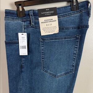 Liverpool Kingston Modern Straight Jeans - Oberon Denim 38x32 | New with tags